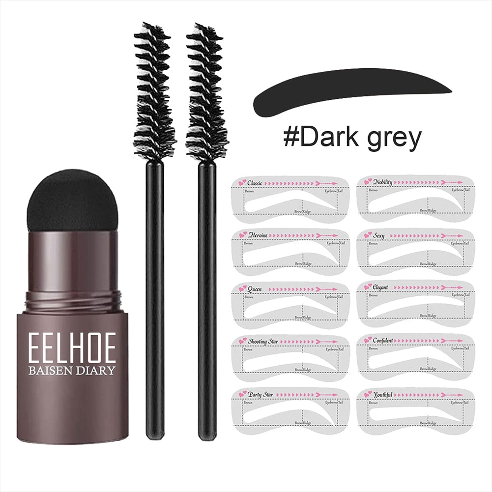 VIP 2023 Professional One Step Eyebrow Stamp Shaping Set Enhancer Waterproof Makeup Beauty Products For Women Eye Brow Templates