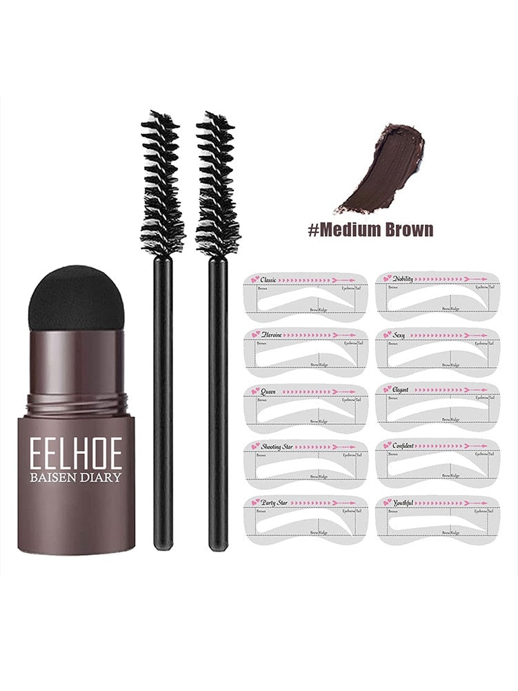 VIP 2023 Professional One Step Eyebrow Stamp Shaping Set Enhancer Waterproof Makeup Beauty Products For Women Eye Brow Templates