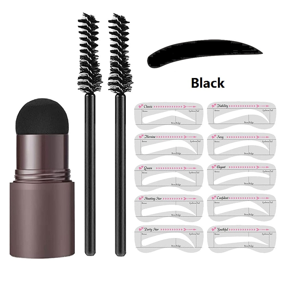 VIP 2023 Professional One Step Eyebrow Stamp Shaping Set Enhancer Waterproof Makeup Beauty Products For Women Eye Brow Templates