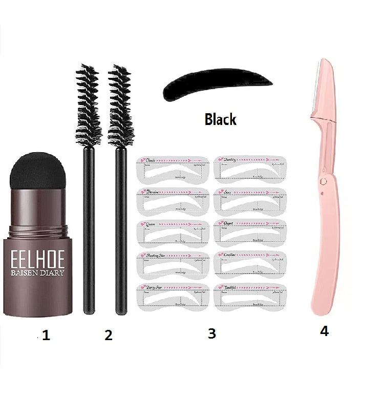 VIP 2023 Professional One Step Eyebrow Stamp Shaping Set Enhancer Waterproof Makeup Beauty Products For Women Eye Brow Templates